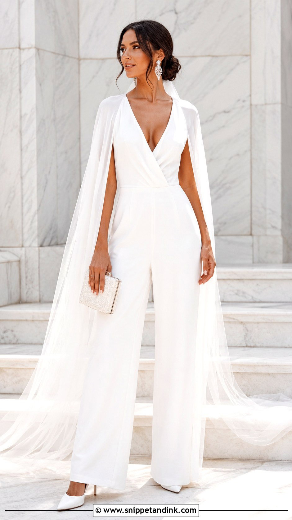 Wedding Jumpsuit - Snippet and Ink - 25 Las Vegas Wedding Dress Ideas