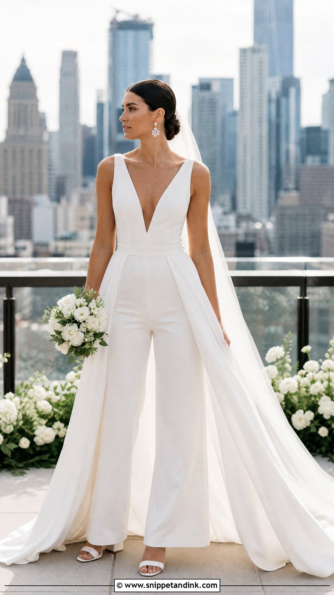 Wedding Jumpsuit With Detachable Skirt - Snippet and Ink - 25 Quirky Wedding Dress Ideas