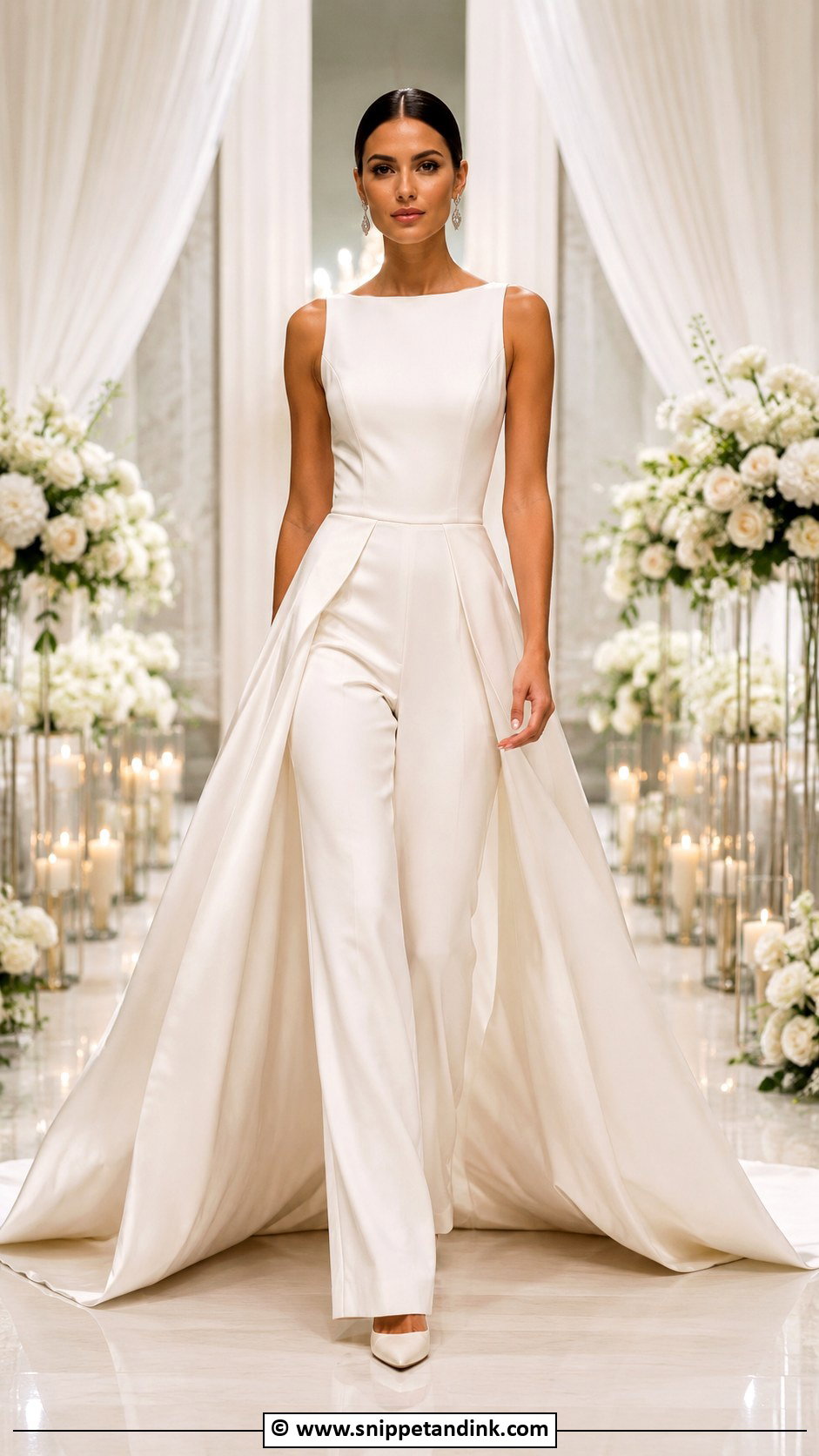 Wedding Jumpsuit With Train - Snippet and Ink - 25 Wedding Jumpsuit the Bride Ideas