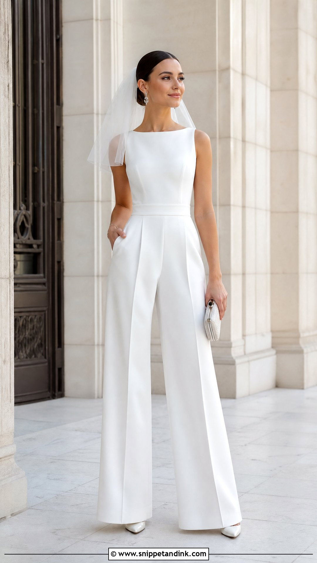 Wedding Jumpsuit - Snippet and Ink - 25 Affordable Wedding Dress Ideas