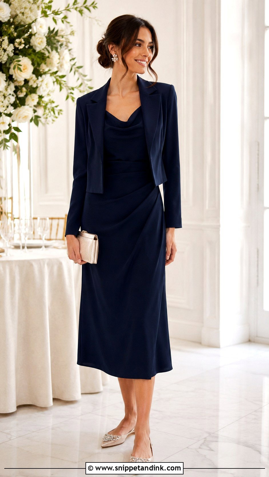 Wedding Outfit With Dressy Flats - Snippet and Ink - 20 Wedding Costume Woman Ideas