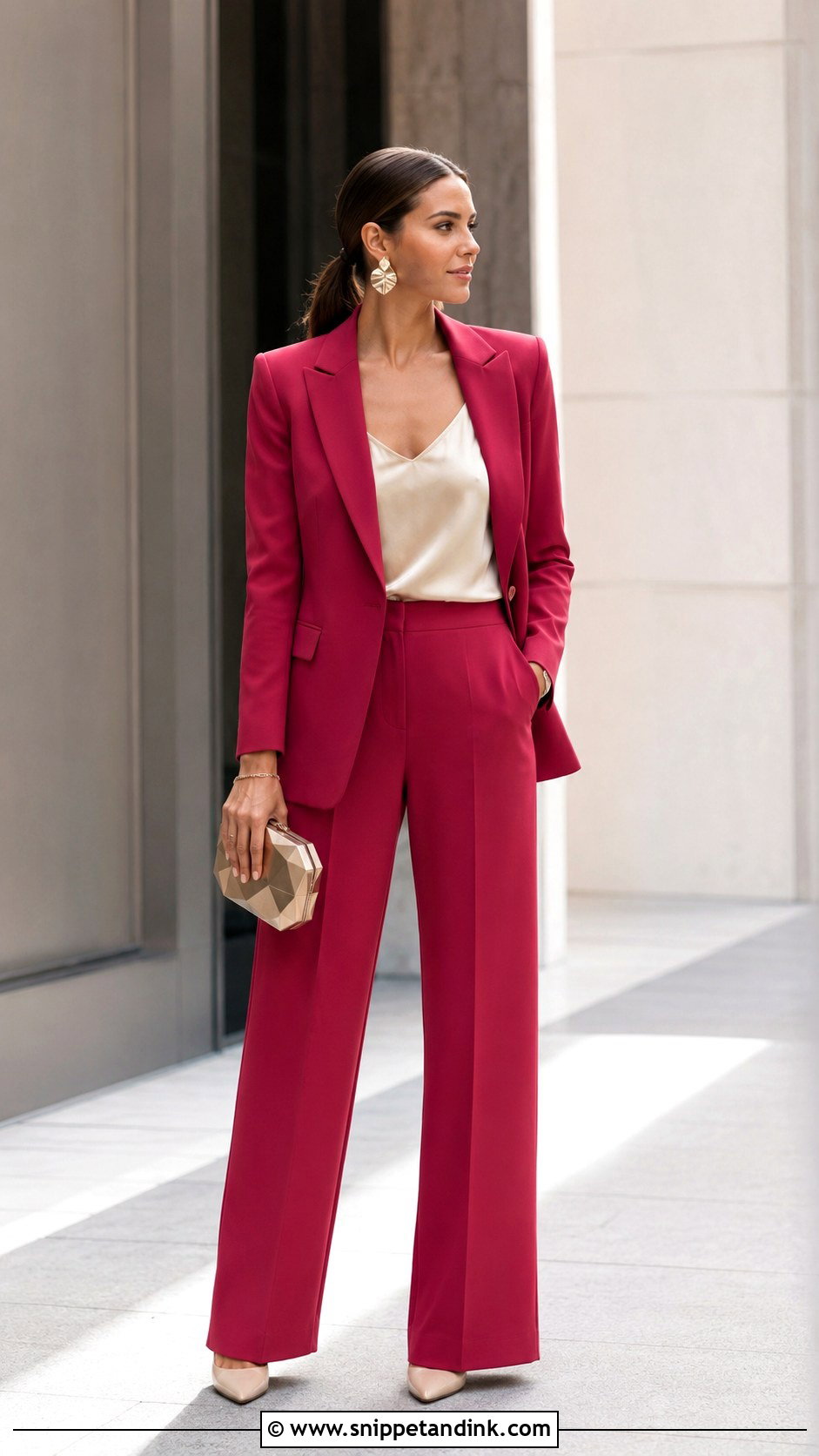 Wedding Pantsuit for Brides Sister - Snippet and Ink - 20 Bride Sister Outfit for Wedding Ideas