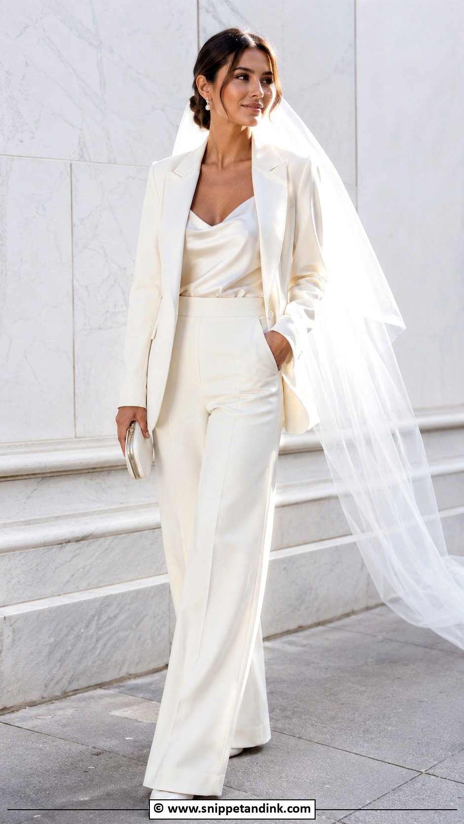 Wedding Pantsuit - Snippet and Ink - 30 Wedding Dress Inspiration Ideas