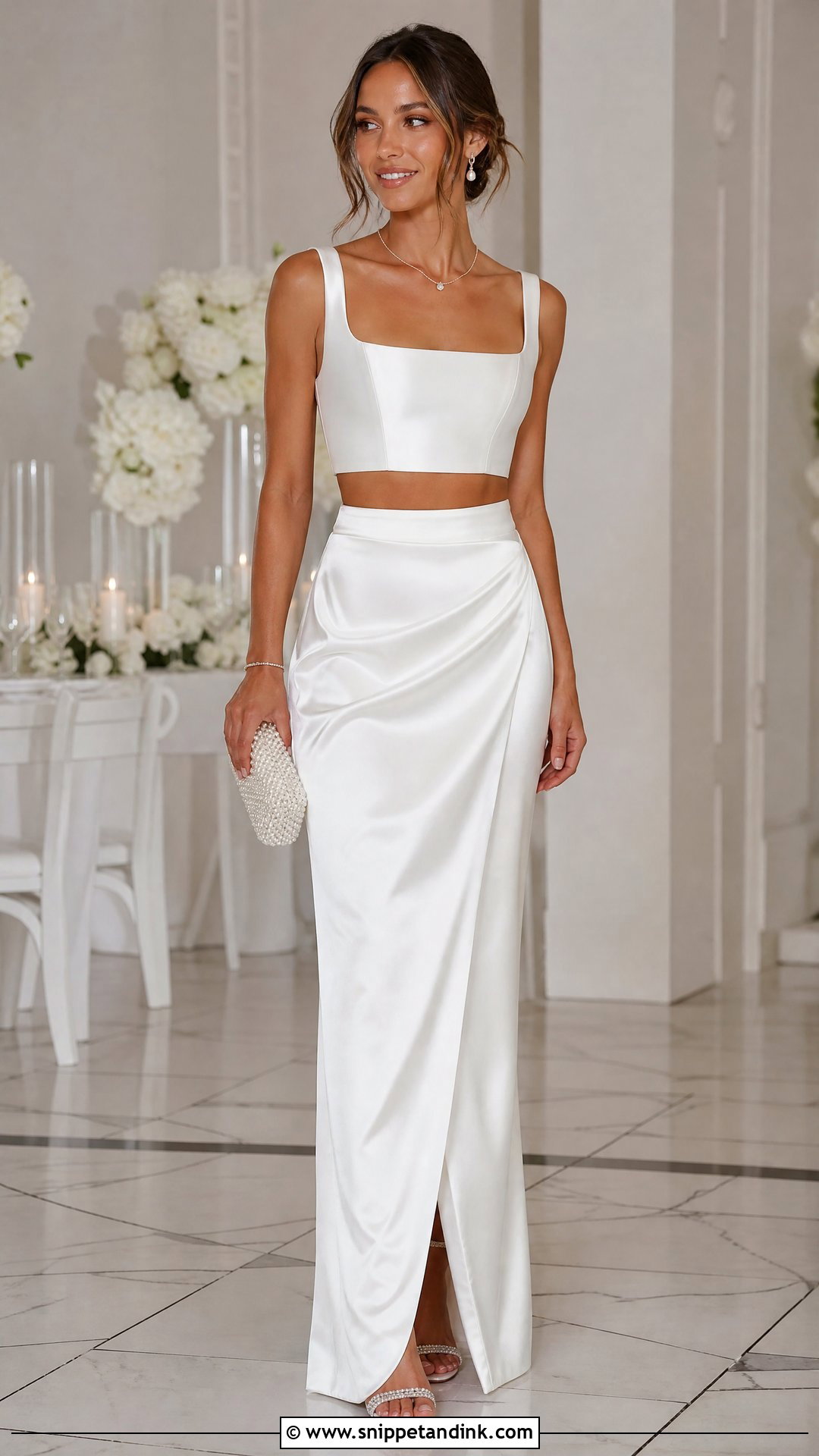 Wedding Reception Two Piece Set - Snippet and Ink - 20 Wedding Outfit Change Ideas