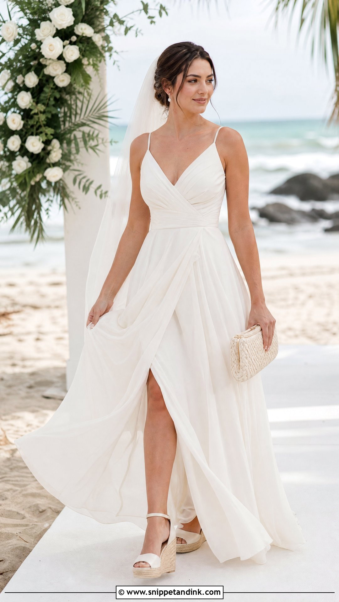 Wedge Wedding Sandals for Bride - Snippet and Ink - 20 Wedding Sandals for Bride Heels Ideas