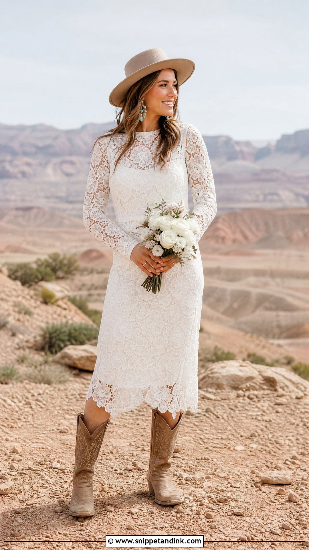 Western Elopement Wedding Dress - Snippet and Ink - 20 Simple Western Wedding Dress Ideas