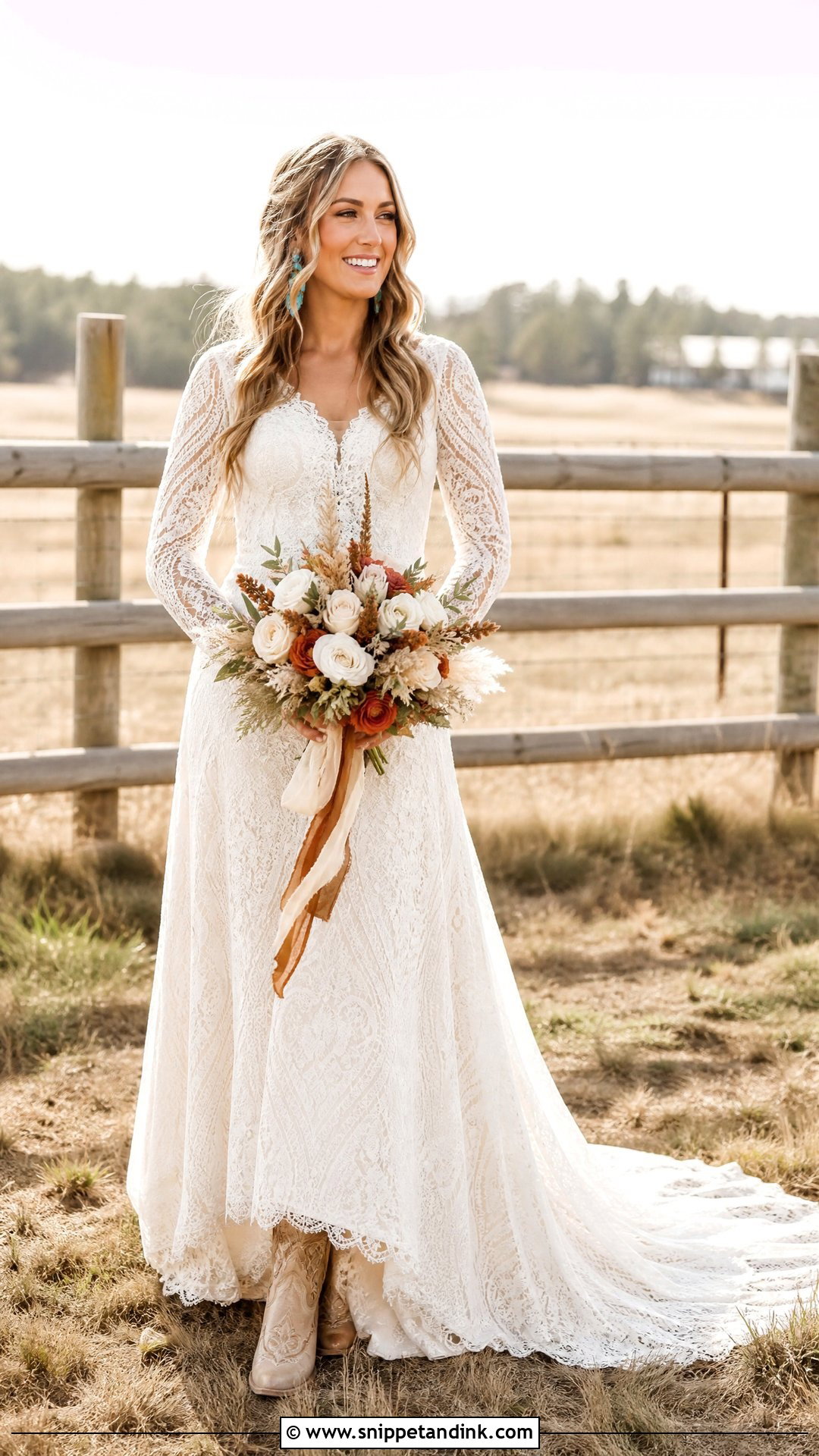 Western Hippie Wedding Dress - Snippet and Ink - 20 Hippie Wedding Dresses