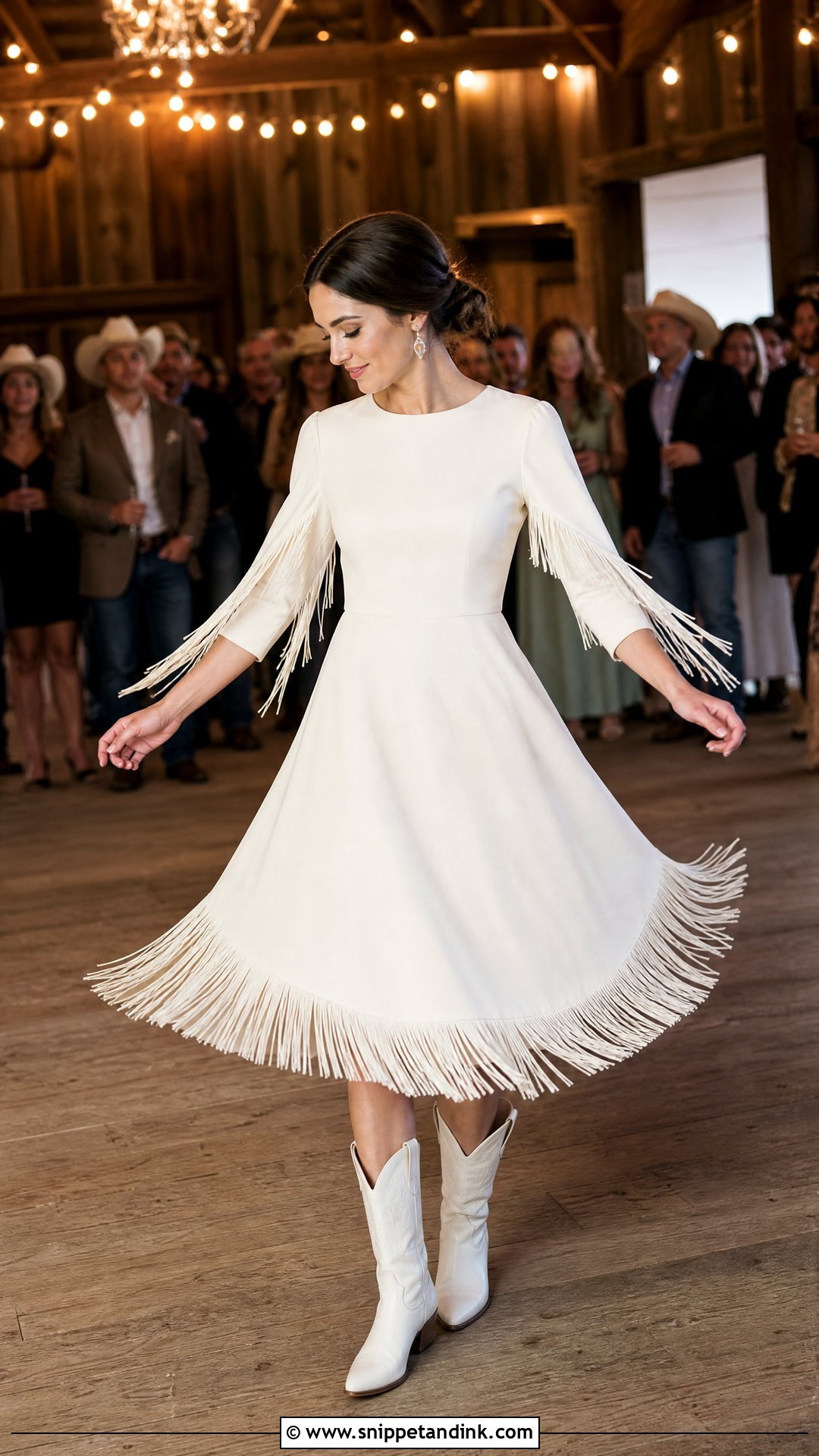 Western Wedding Dress With Fringe - Snippet and Ink - 20 Simple Western Wedding Dress Ideas