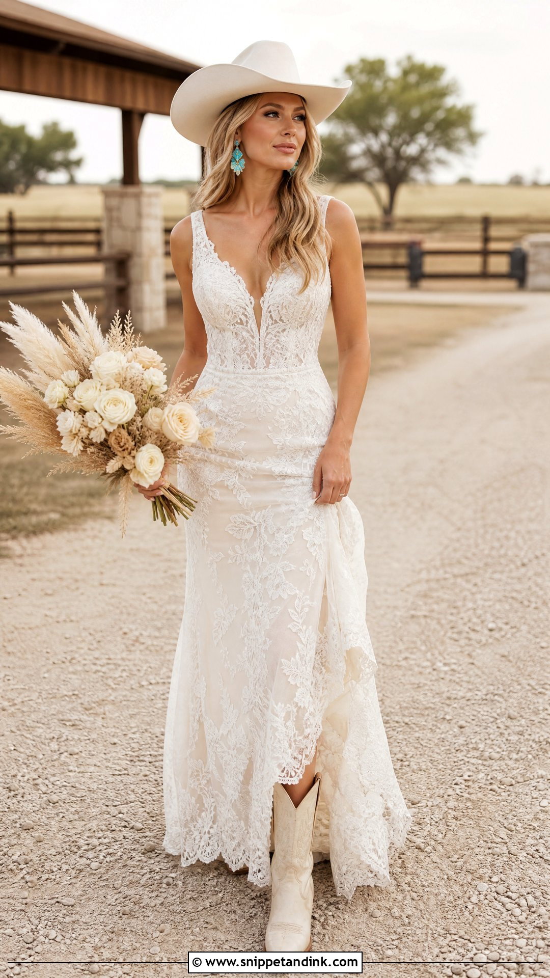 Western Wedding Dress - Snippet and Ink - 20 Wedding Dress Theme Ideas