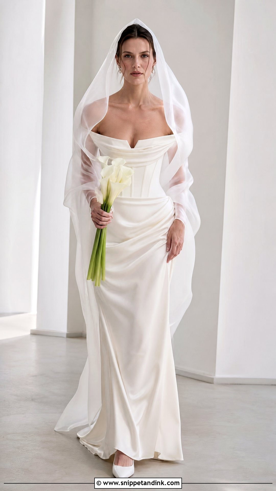 Westwood Wedding Dress With Hooded Veil - Snippet and Ink - 20 Westwood Wedding Dress Ideas