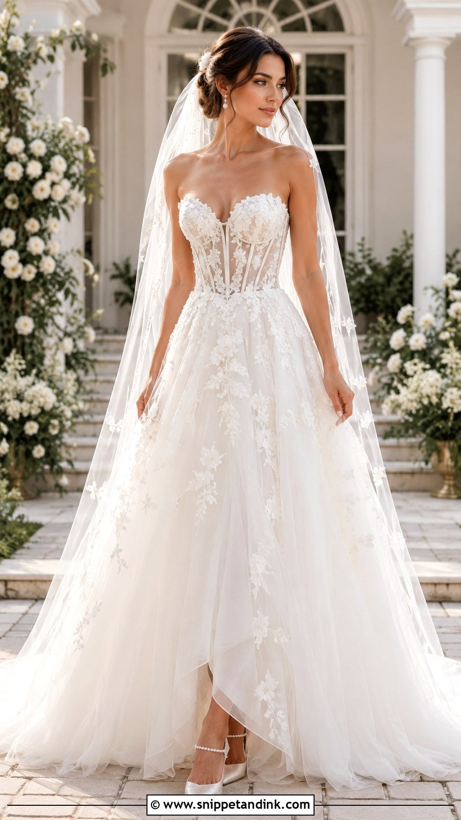 Whimsical Corset Wedding Dress - Snippet and Ink - 30 Whimsy Wedding Dress Ideas