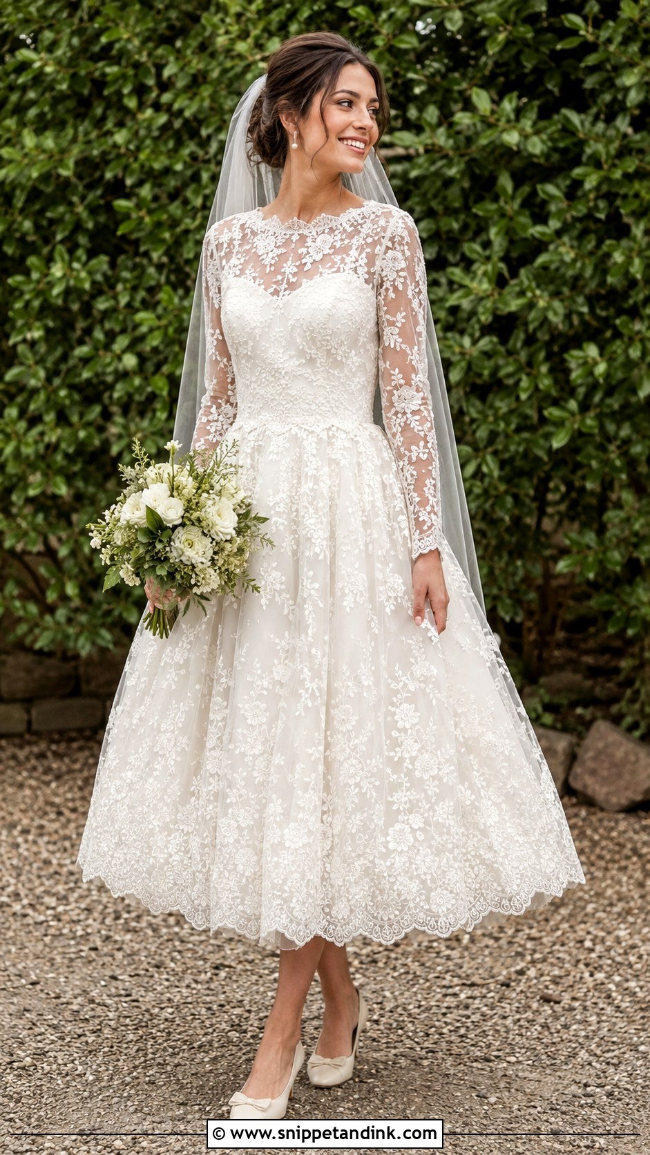 Whimsical Lace Wedding Dress - Snippet and Ink - 30 Whimsy Wedding Dress Ideas
