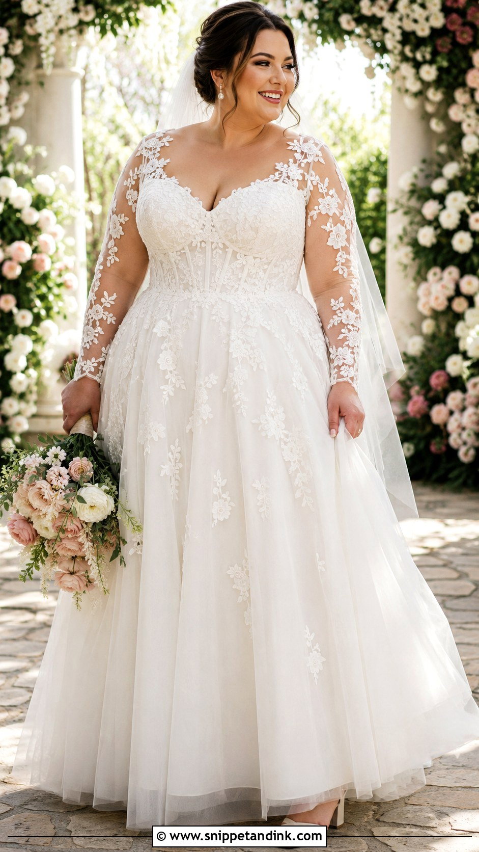 Whimsical Plus Size Wedding Dress - Snippet and Ink - 30 Whimsy Wedding Dress Ideas