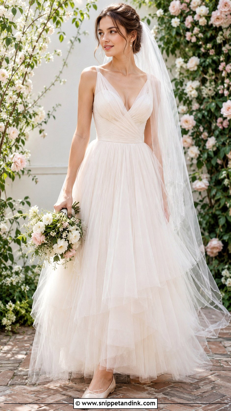 Whimsical Tulle Wedding Dress - Snippet and Ink - 30 Whimsy Wedding Dress Ideas
