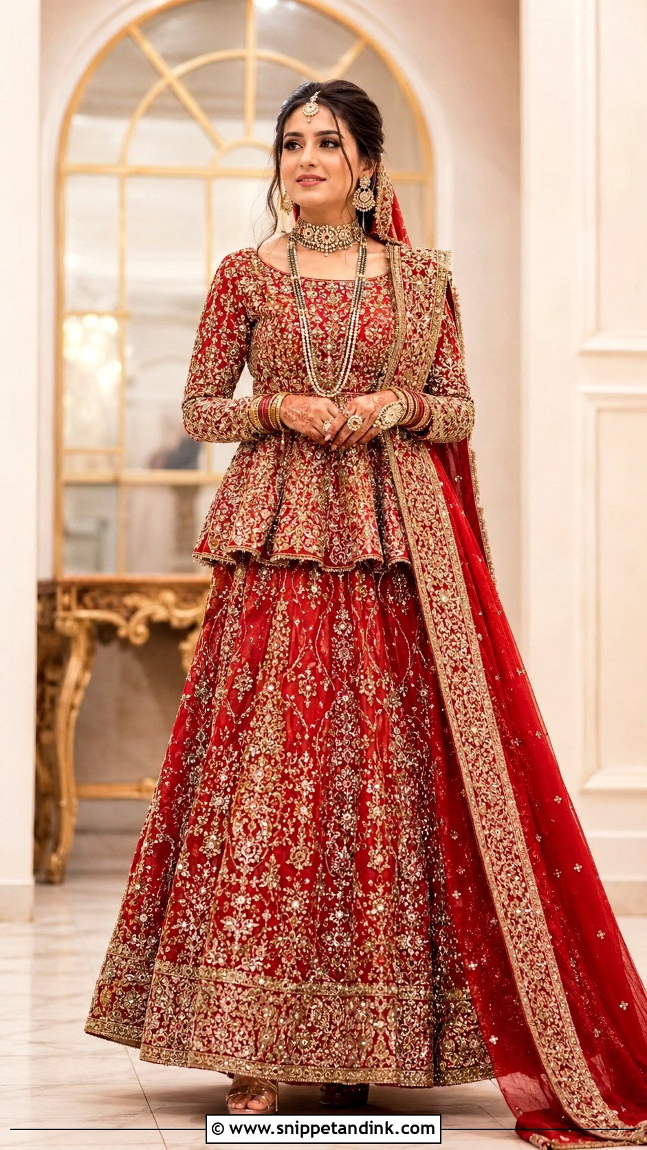 White And Gold Baraat Dress - Snippet and Ink - 25 Baraat Dress Pakistani Bridal Wear Ideas