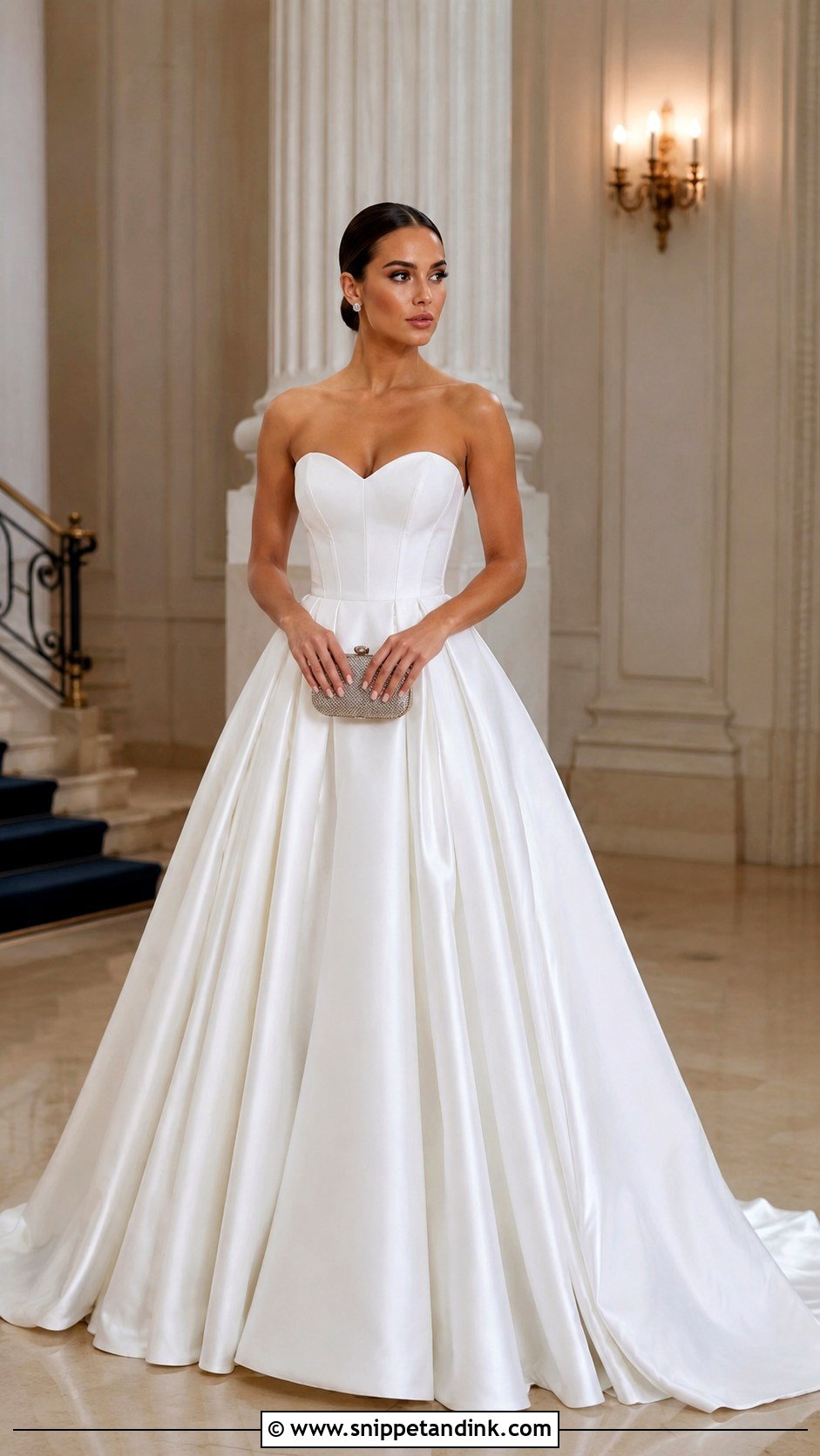 White Ball Gown - Snippet and Ink - 30 White Gowns