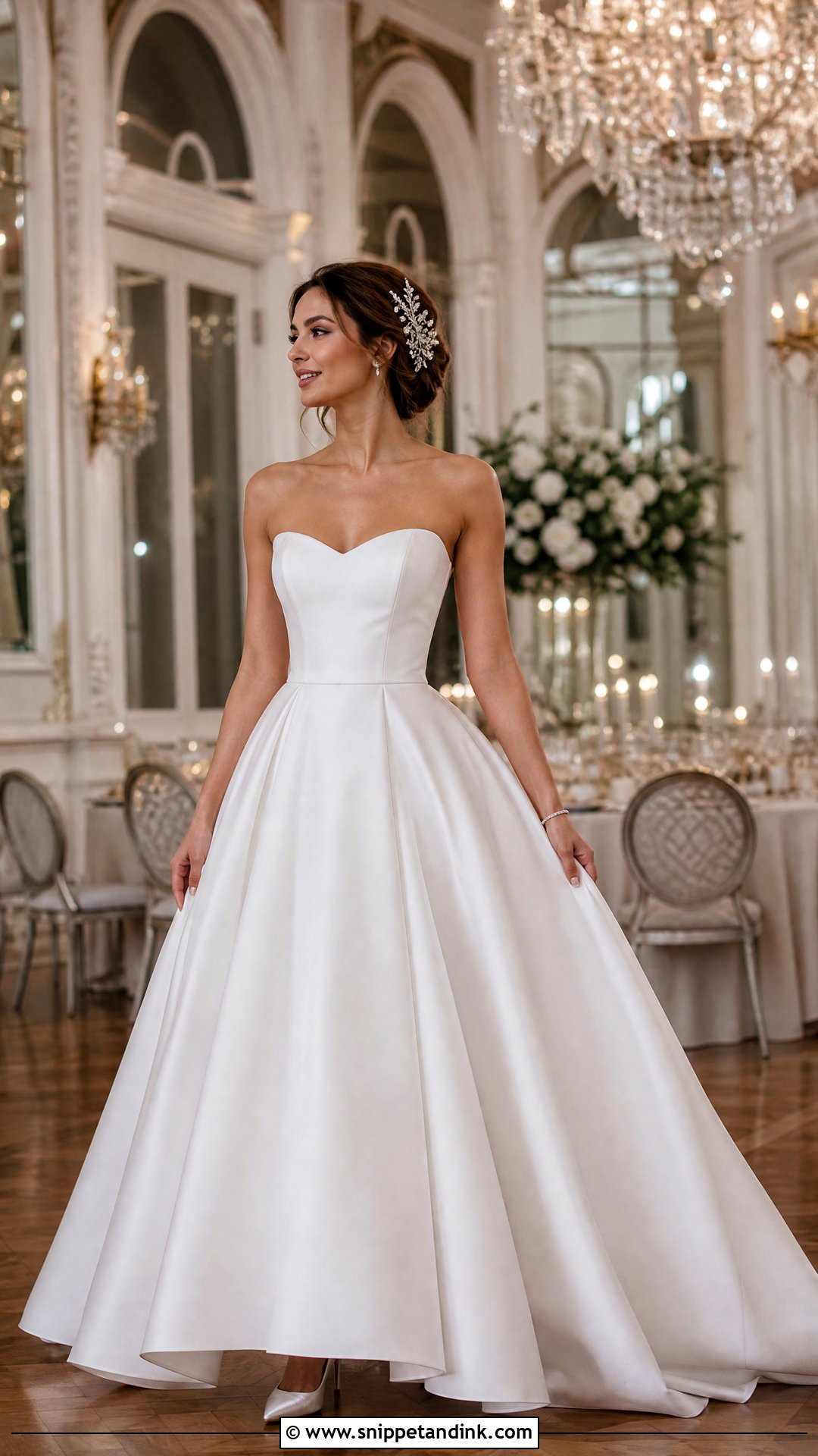 White Ball Gown Outfit - Snippet and Ink - 25 White Gown Styles