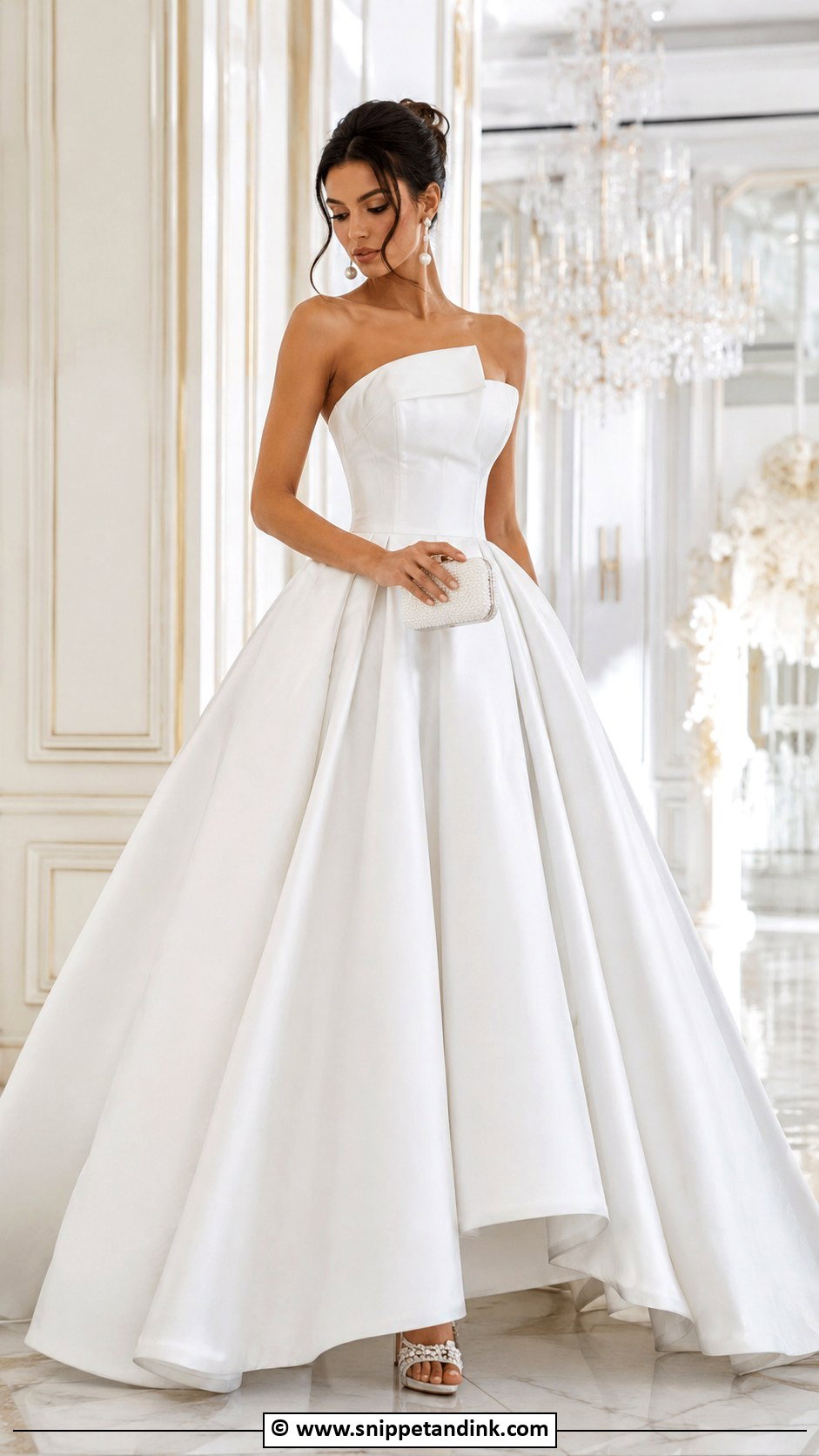 White Ball Gown Outfit - Snippet and Ink - 35 White Gown Ideas