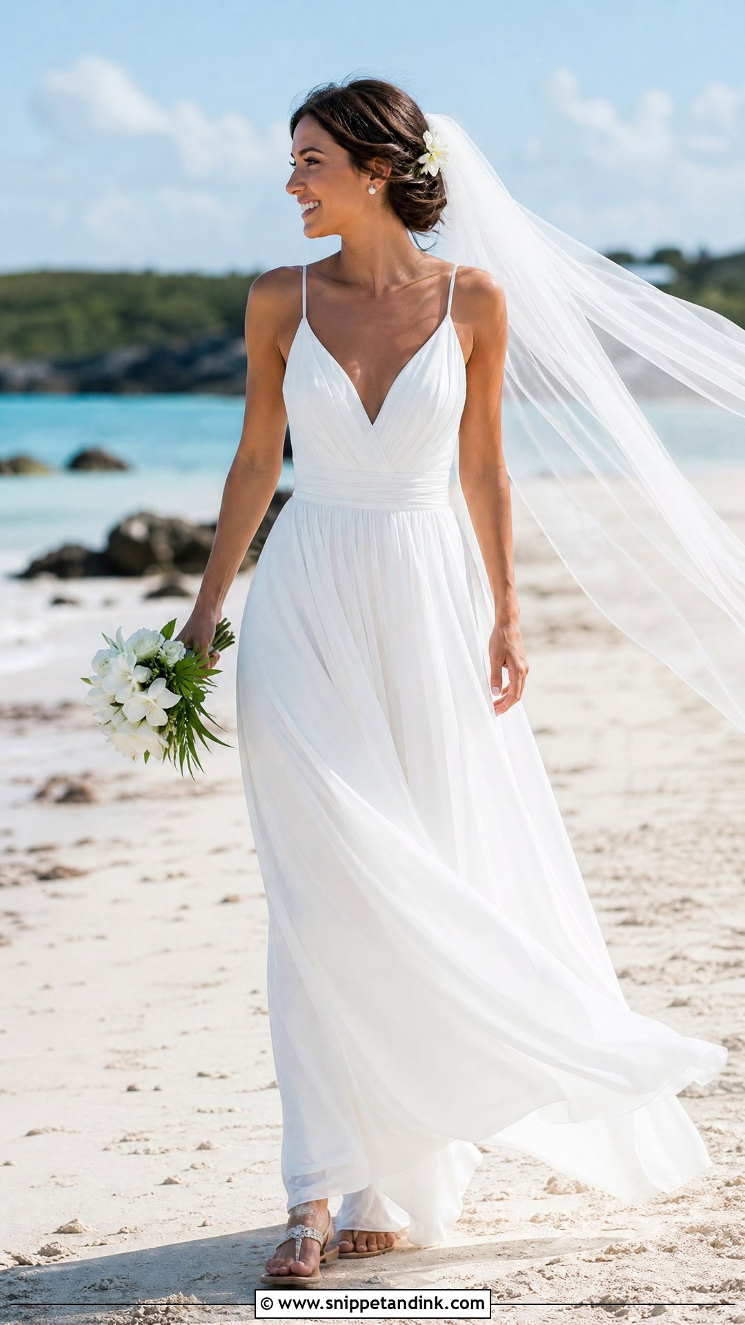 White Beach Wedding Dress - Snippet and Ink - 20 White Dresses for Wedding