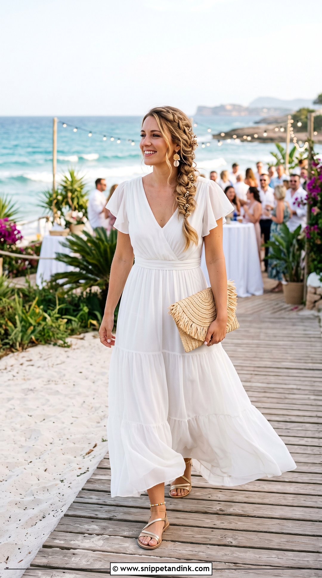 White Beach Wedding Welcome Party Dress - Snippet and Ink - 20 Wedding Party Dresses for Bride