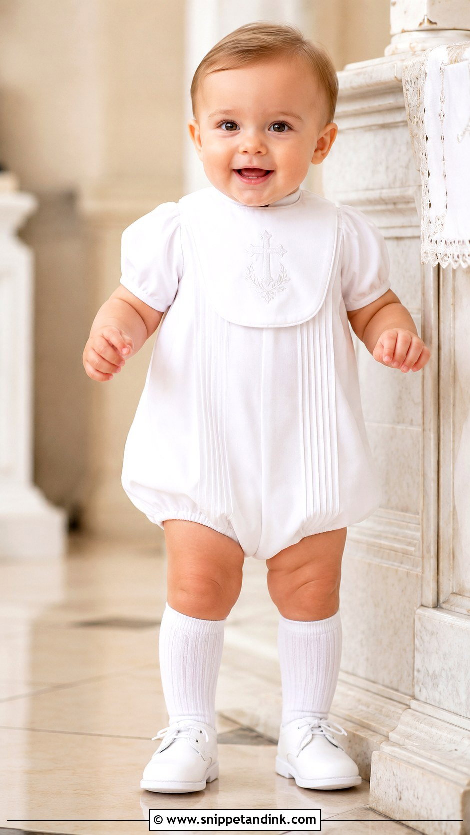 White Bubble Baptism Outfit - Snippet and Ink - 25 Boy Baptism Outfit Ideas