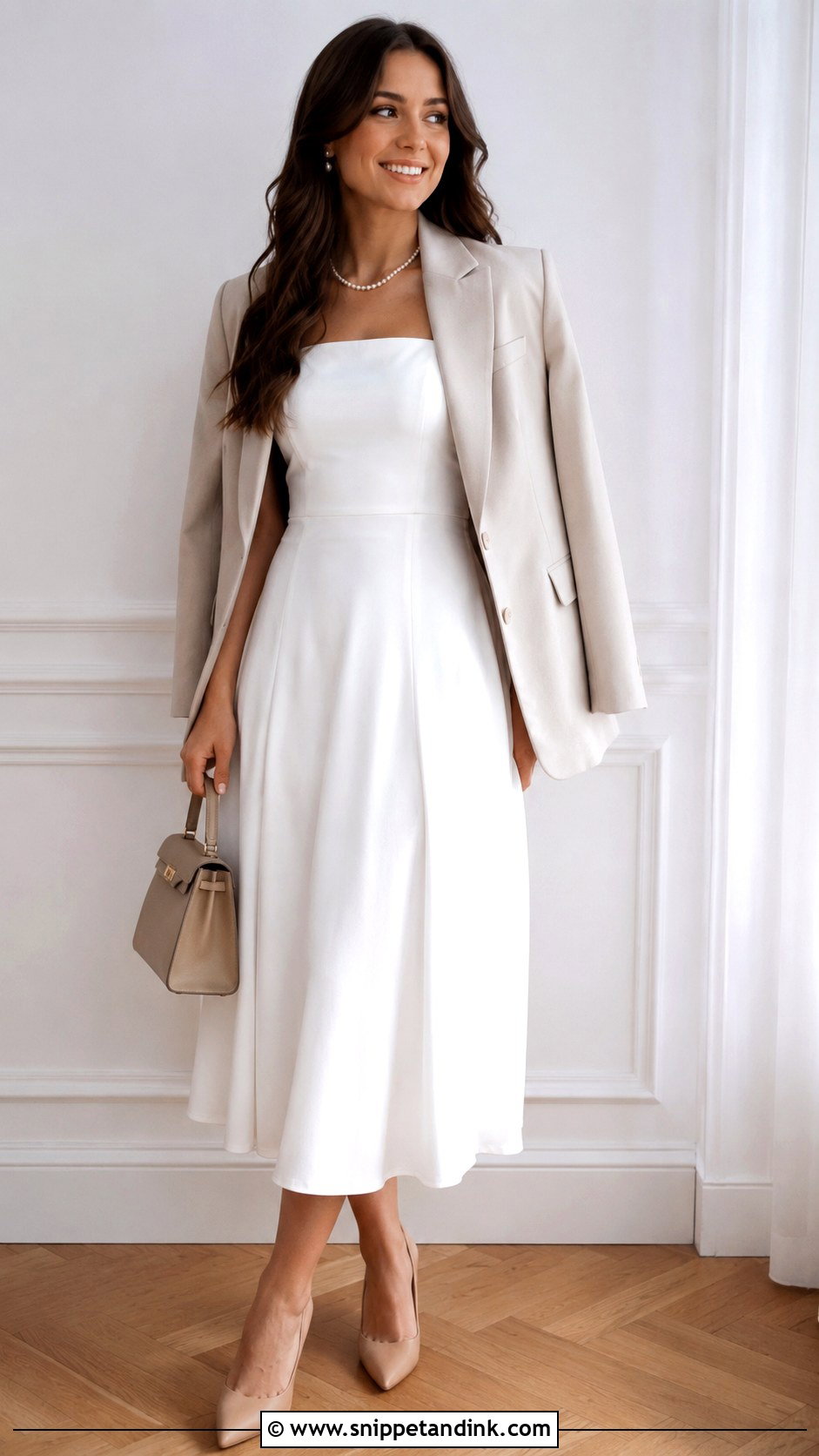 White Ceremony Dress - Snippet and Ink - 30 Ceremony Dress Ideas