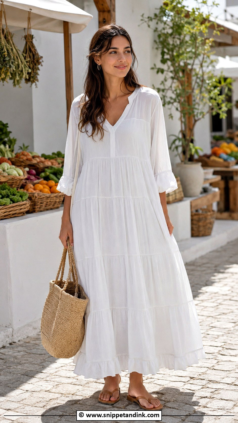 White Free Gown Outfit - Snippet and Ink - 30 Free Gown Ideas