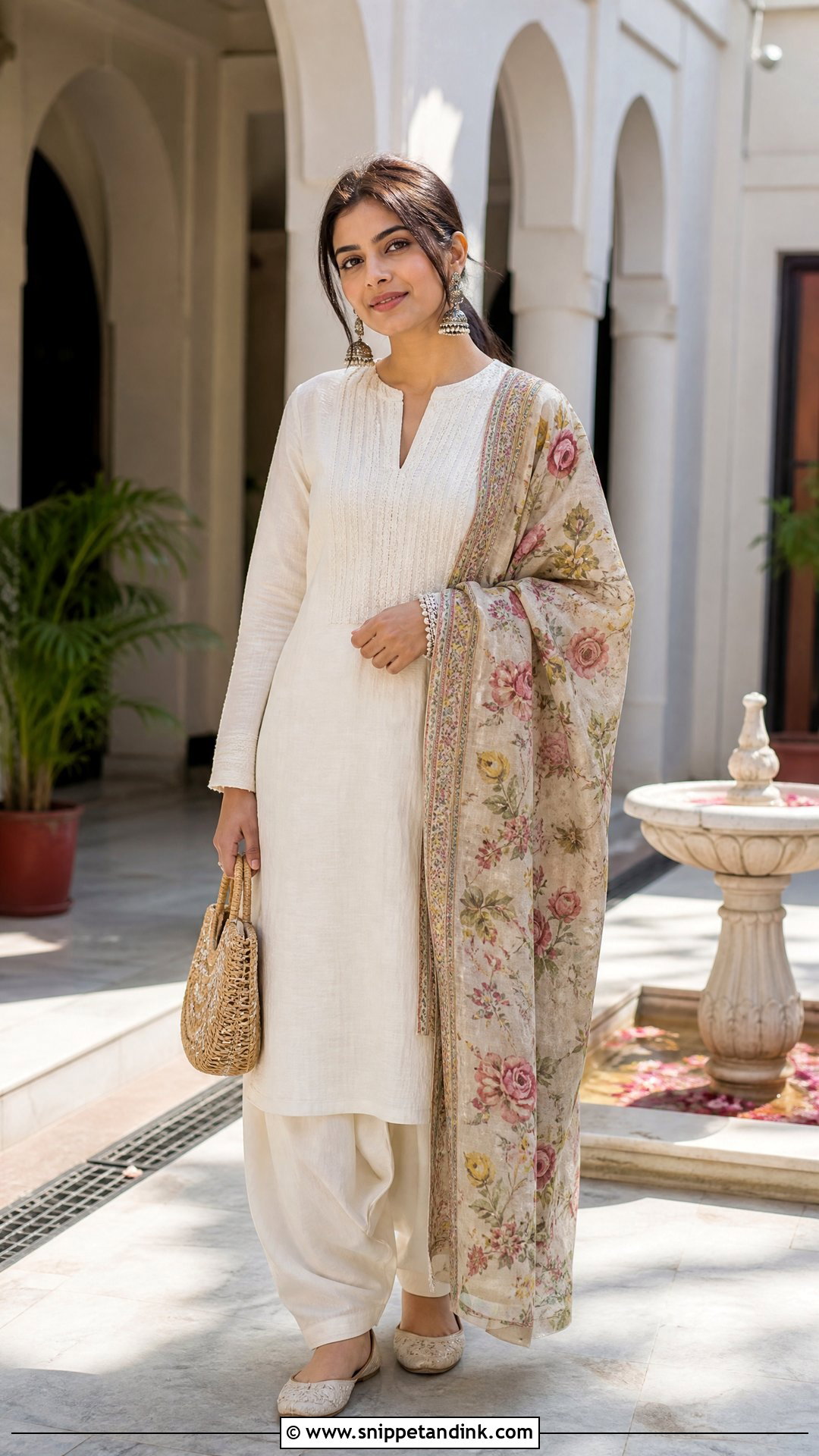 White Khadi Sabyasachi Salwar Suit - Snippet and Ink - 20 Sabyasachi Salwar Suits