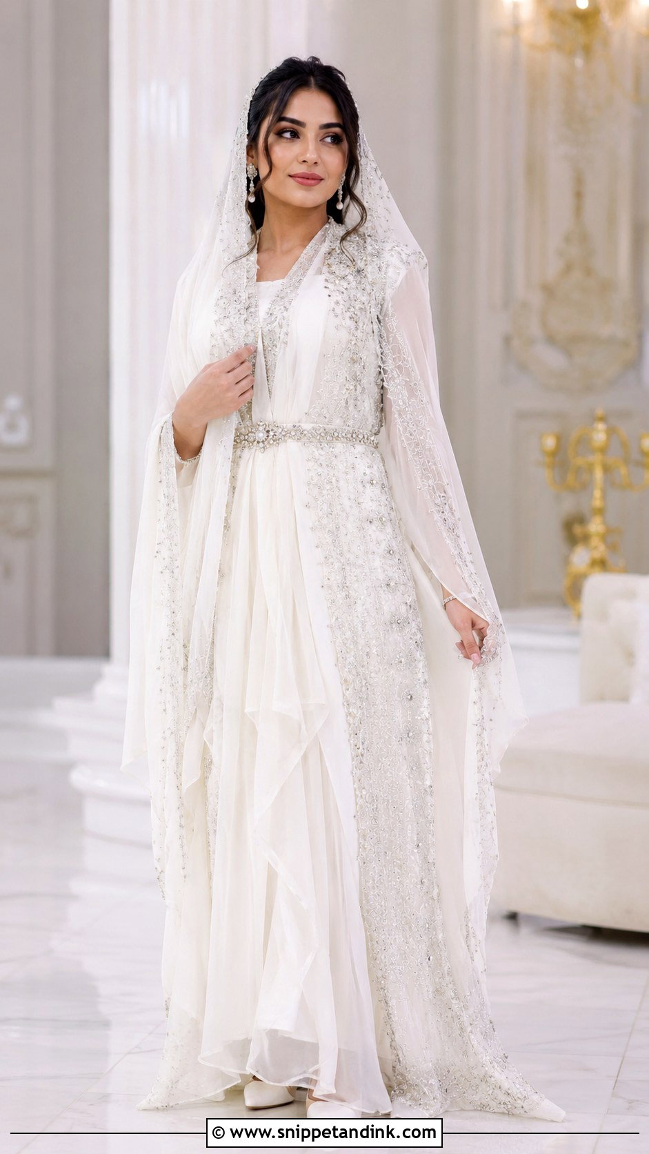 White Kurdish Bridal Dress - Snippet and Ink - 25 Kurdish Wedding Dress Ideas