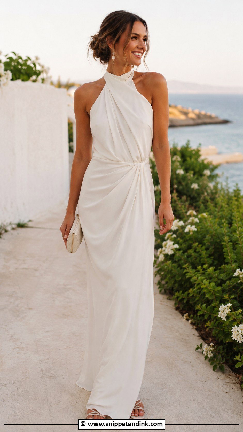 White Maxi Dress After Wedding Outfit - Snippet and Ink - 25 After Wedding Outfit the Bride Ideas