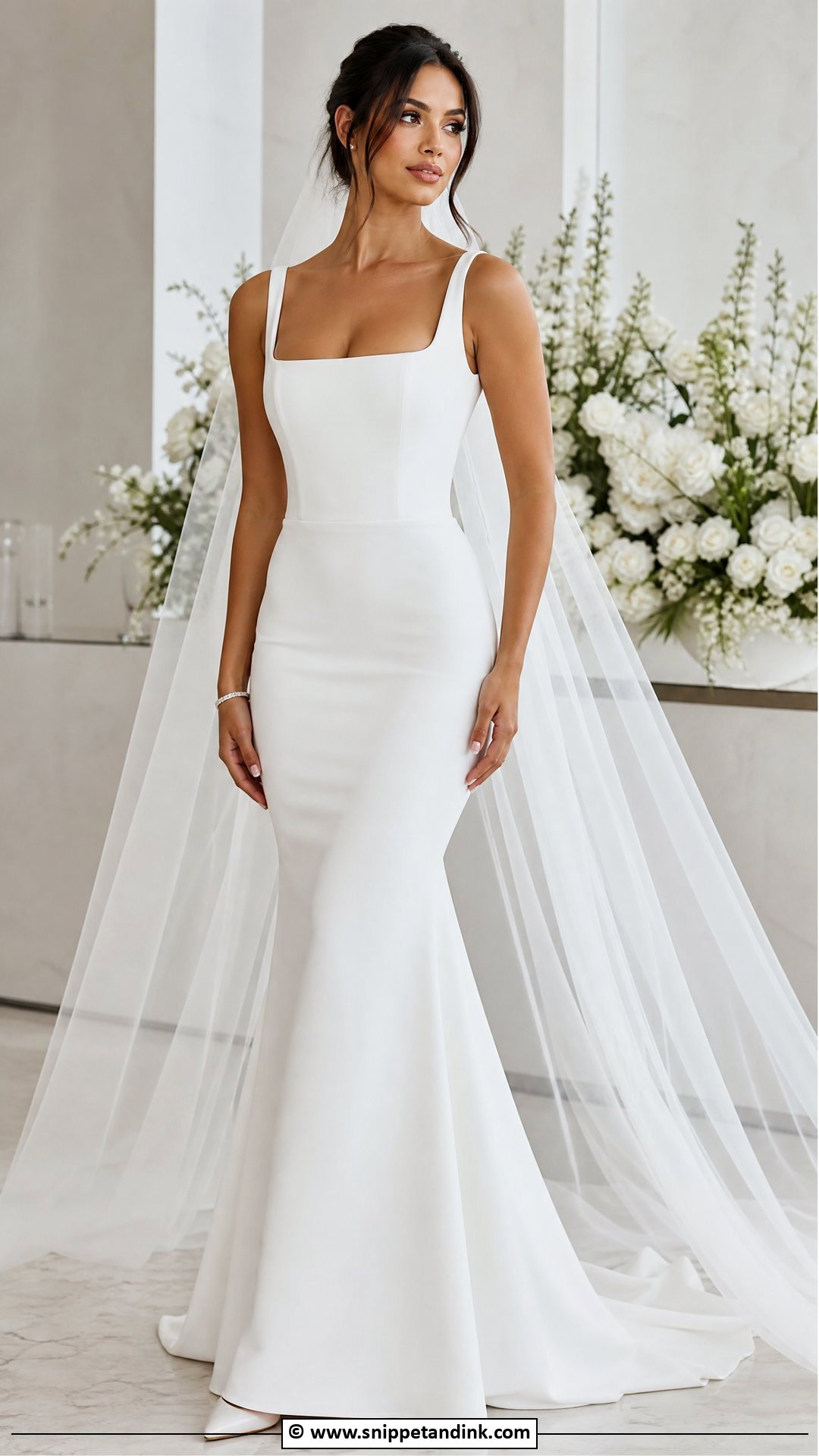White Mermaid Wedding Dress - Snippet and Ink - 30 White Wedding Dress Ideas