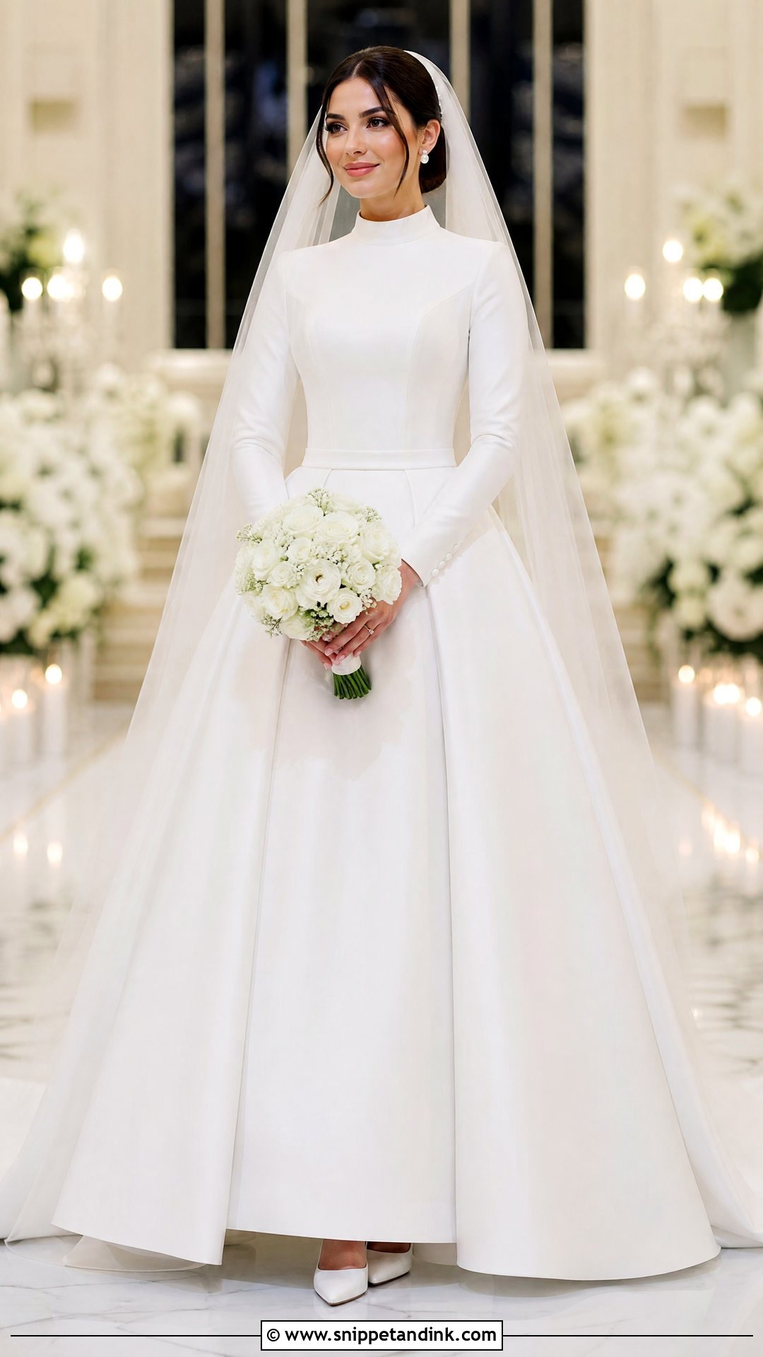 White Modest Corset Wedding Dress - Snippet and Ink - 20 White Corset Wedding Dress Ideas
