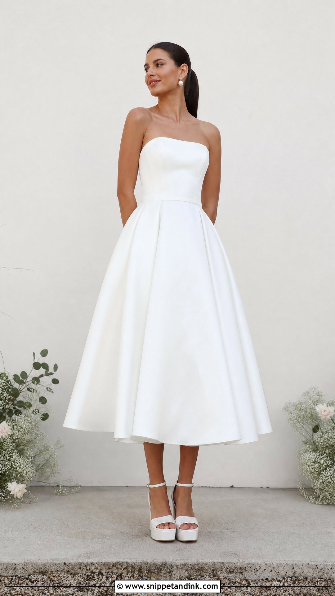 White Platform Wedding Sandals - Snippet and Ink - 25 Wedding Sandals for Bride Ideas