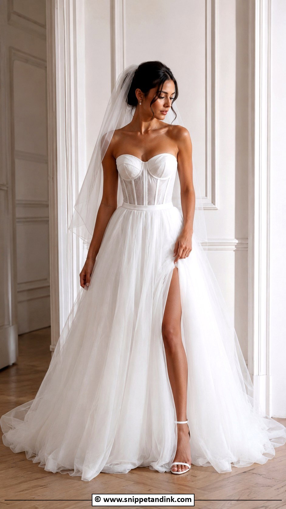 White Prom Dress Wedding Look - Snippet and Ink - 25 Cheap Wedding Dress Ideas