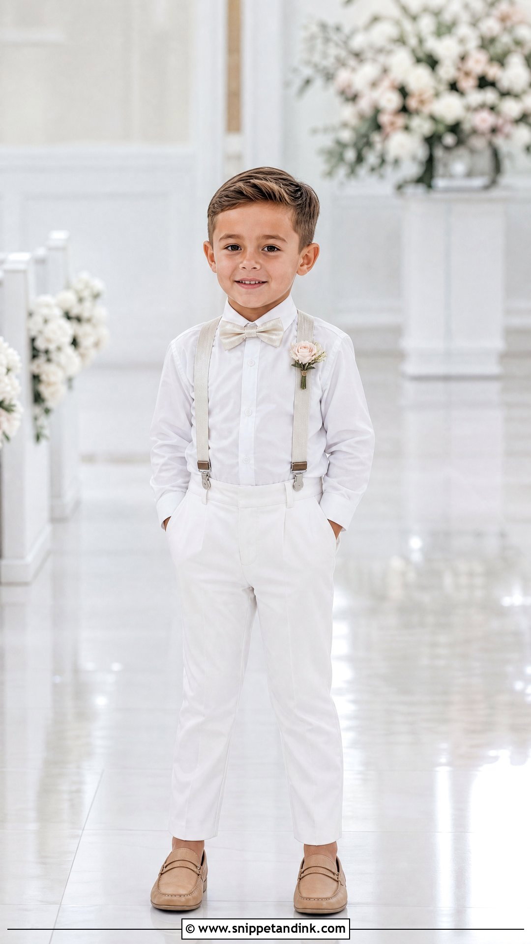 White Ring Bearer Suspenders Outfit - Snippet and Ink - 20 Ring Bearer Suspenders Outfit Ideas