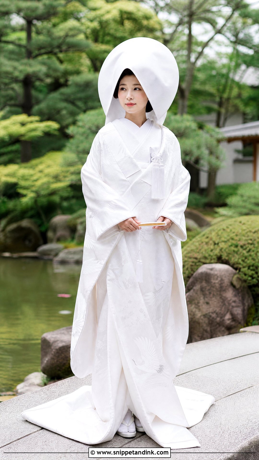 White Shiromuku Kimono Wedding Dress - Snippet and Ink - 25 Kimono Wedding Dress Ideas