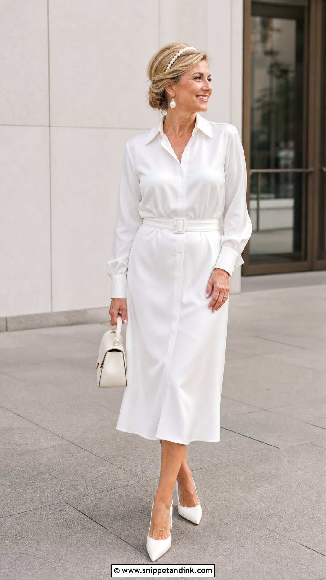 White Shirt Civil Wedding Dress - Snippet and Ink - 20 White Civil Wedding Dress Ideas
