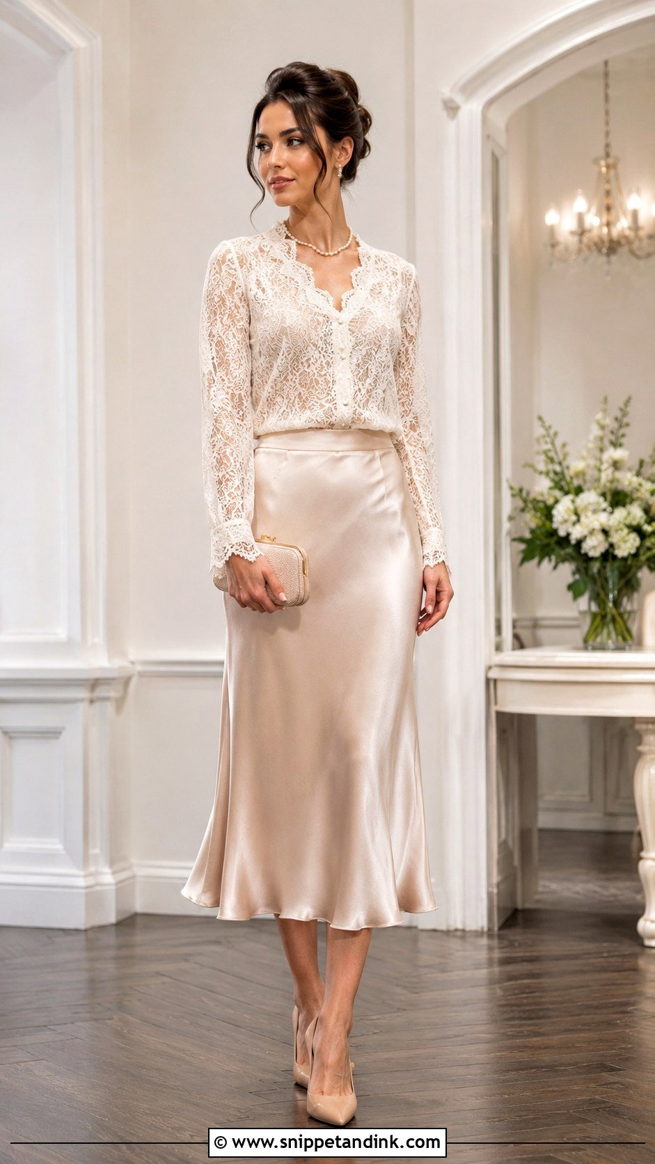 White Skirt And Blouse Register Marriage Outfit - Snippet and Ink - 25 Register Marriage Outfit Ideas