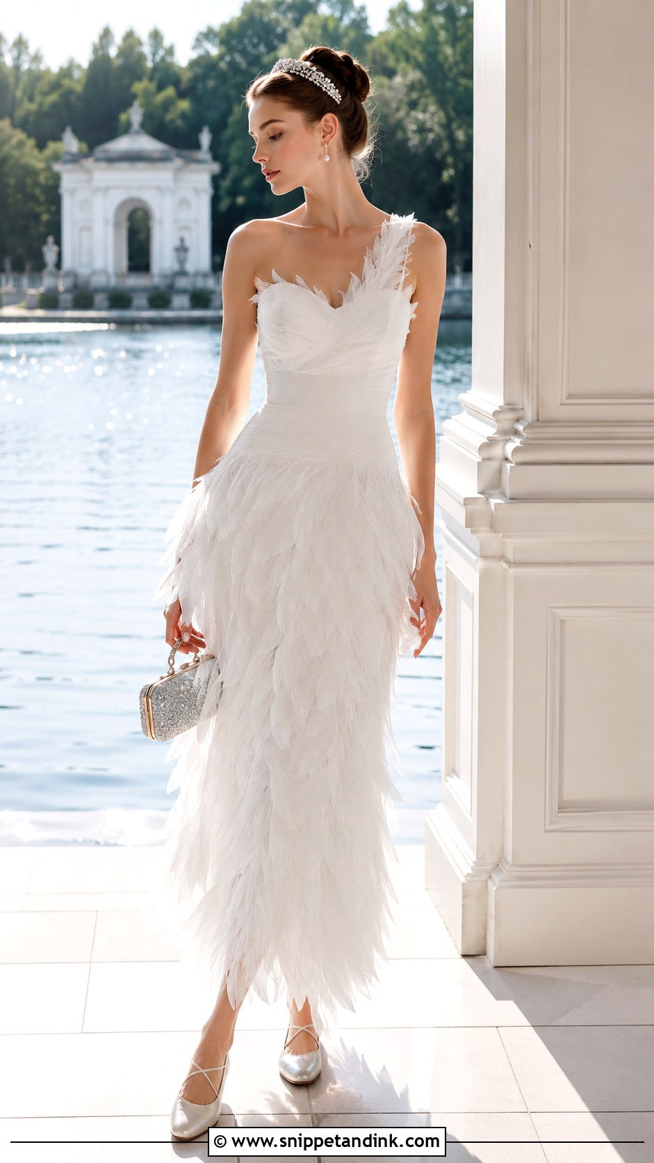 White Swan Princess Dress - Snippet and Ink - 20 Enchanted Dress Fairytale Ideas