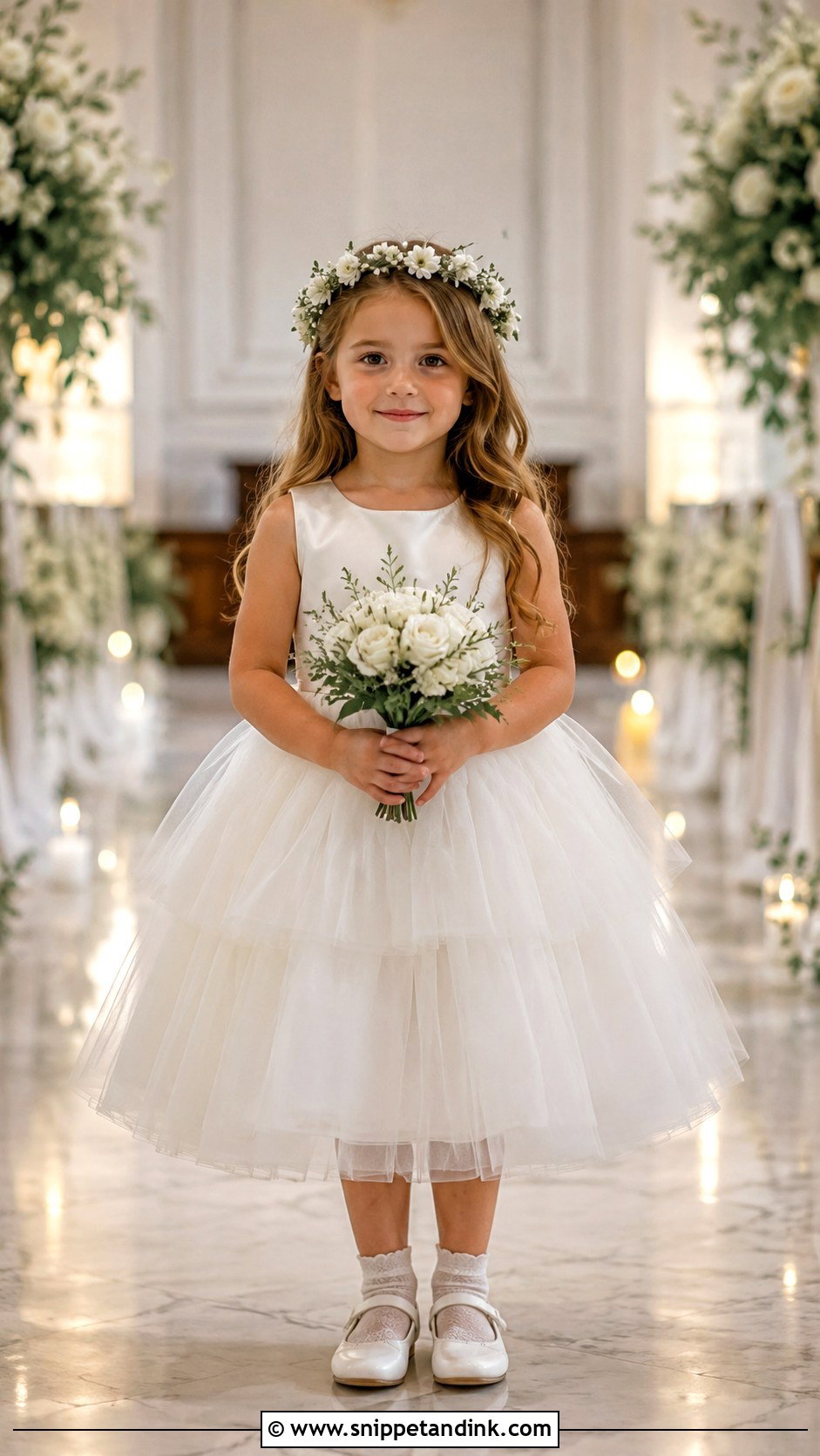 White Tulle Wedding Dress - Snippet and Ink - 25 Wedding Dresses for Girls