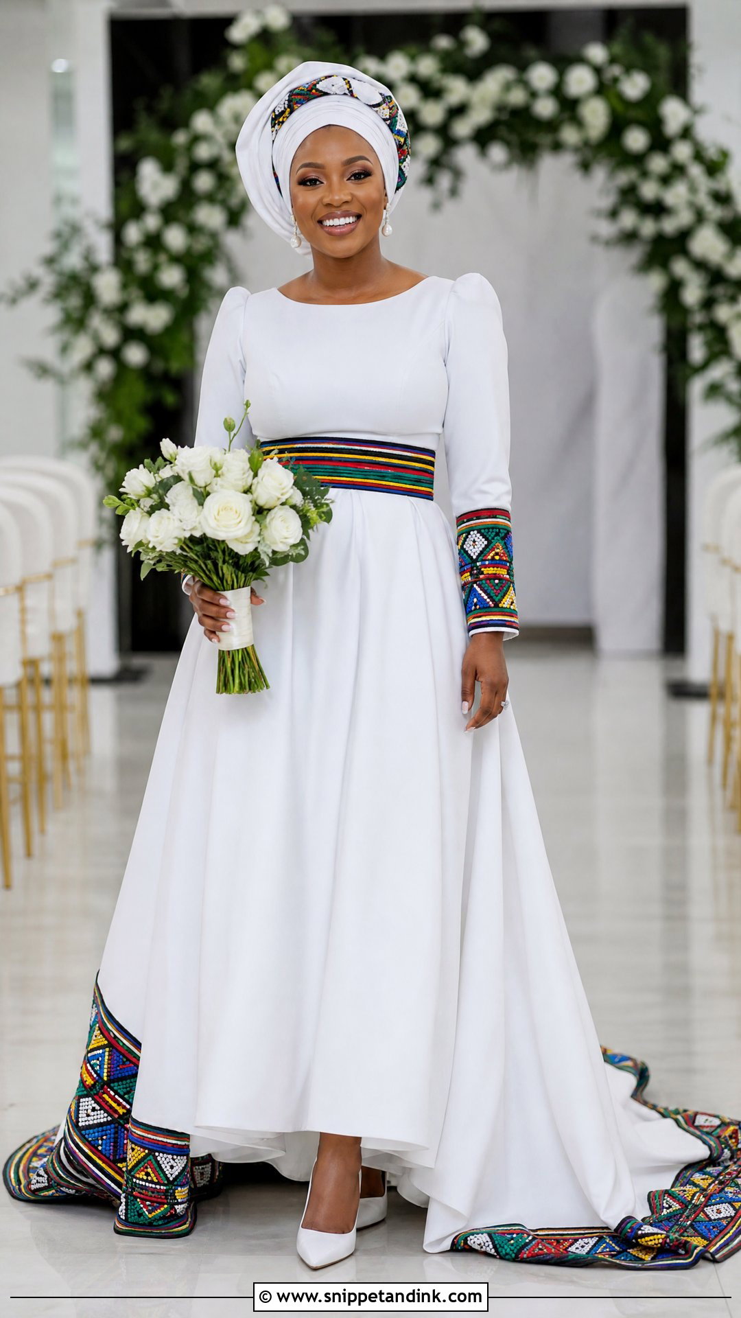 White Venda Wedding Dress - Snippet and Ink - 20 Venda Wedding Dresses