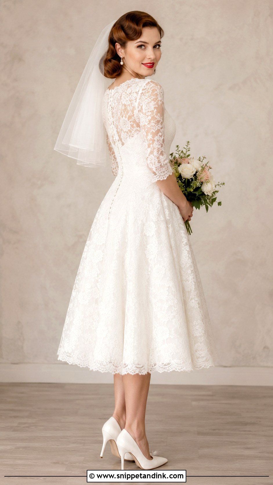 White Vintage Bride Dress - Snippet and Ink - 25 White Bride Dress Ideas