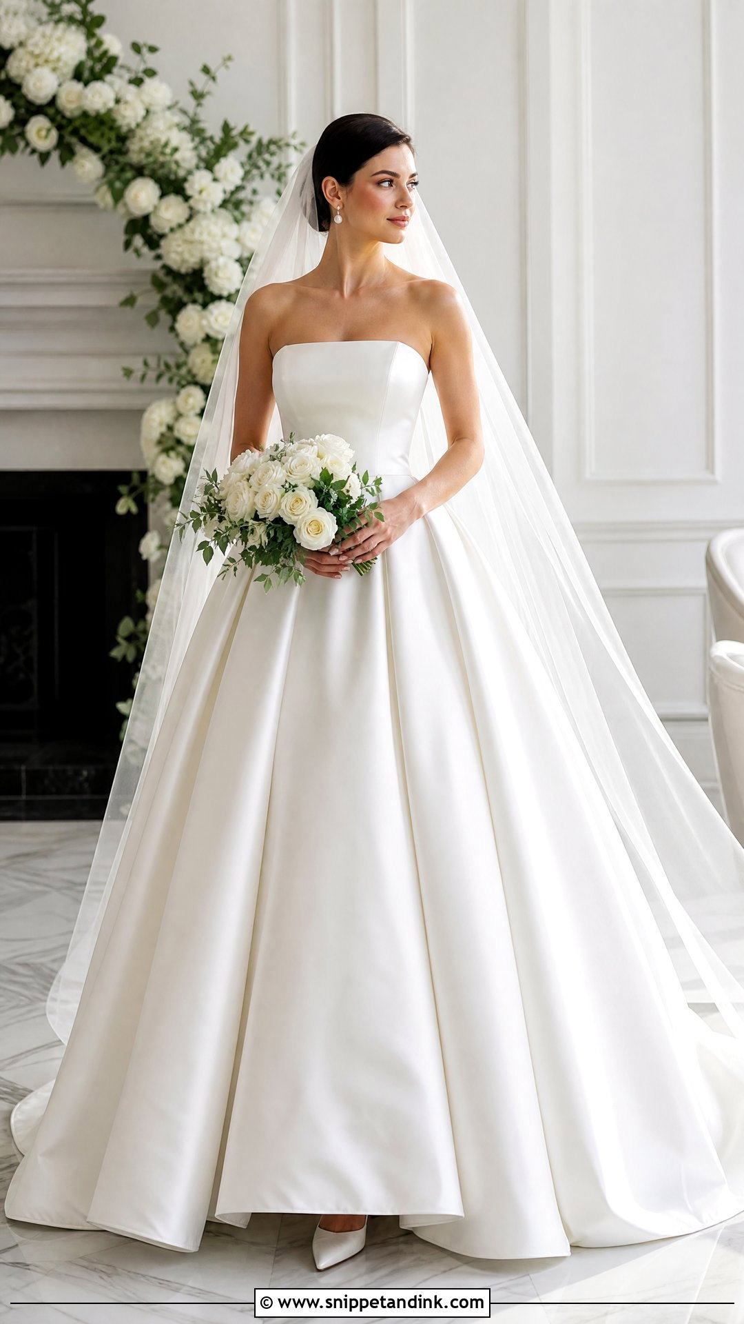 White Wedding Dress - Snippet and Ink - 20 Wedding Dress Colors