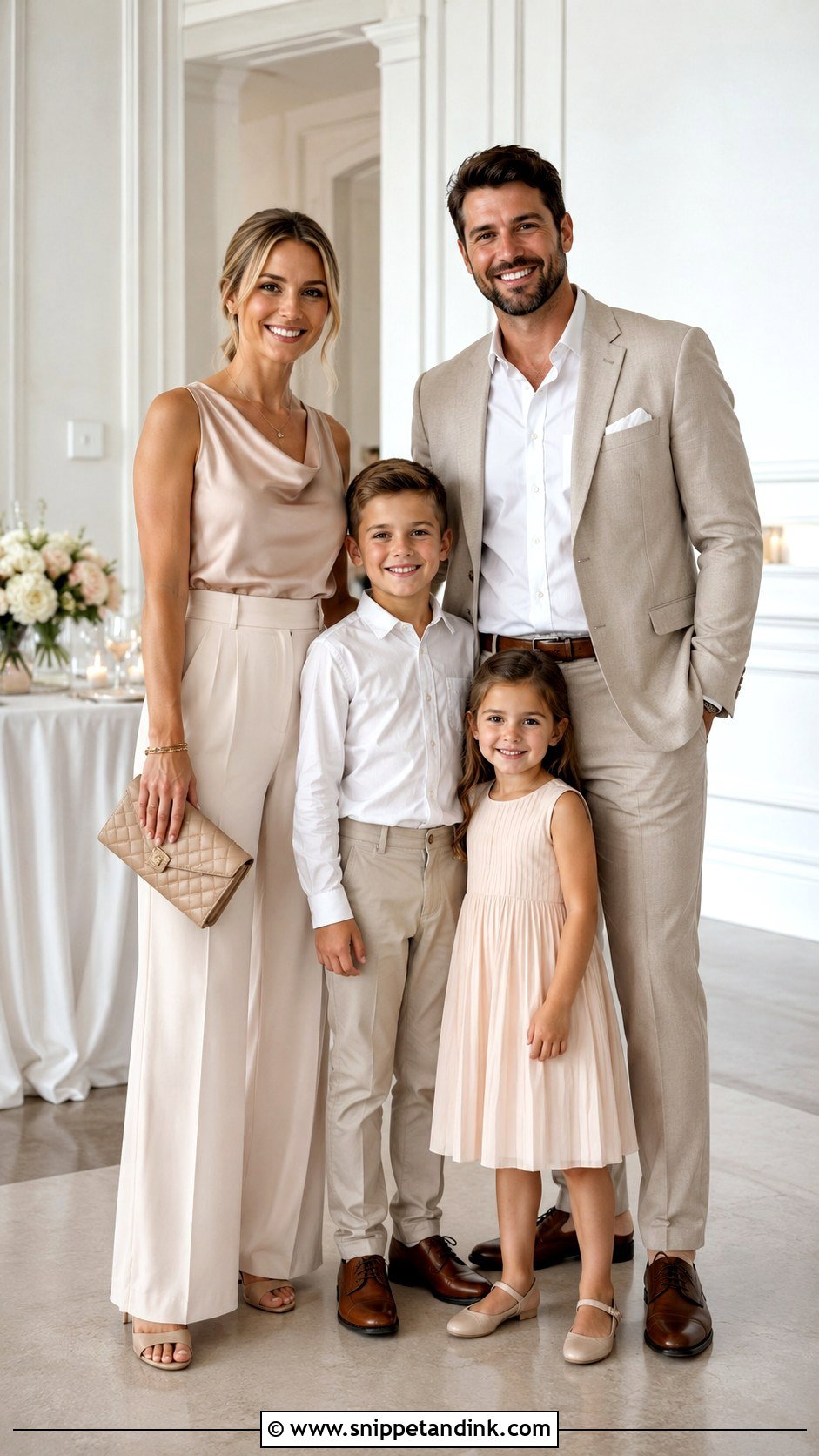Wide Leg Pants And Dressy Top Family Wedding Outfit - Snippet and Ink - 25 Family Wedding Outfits