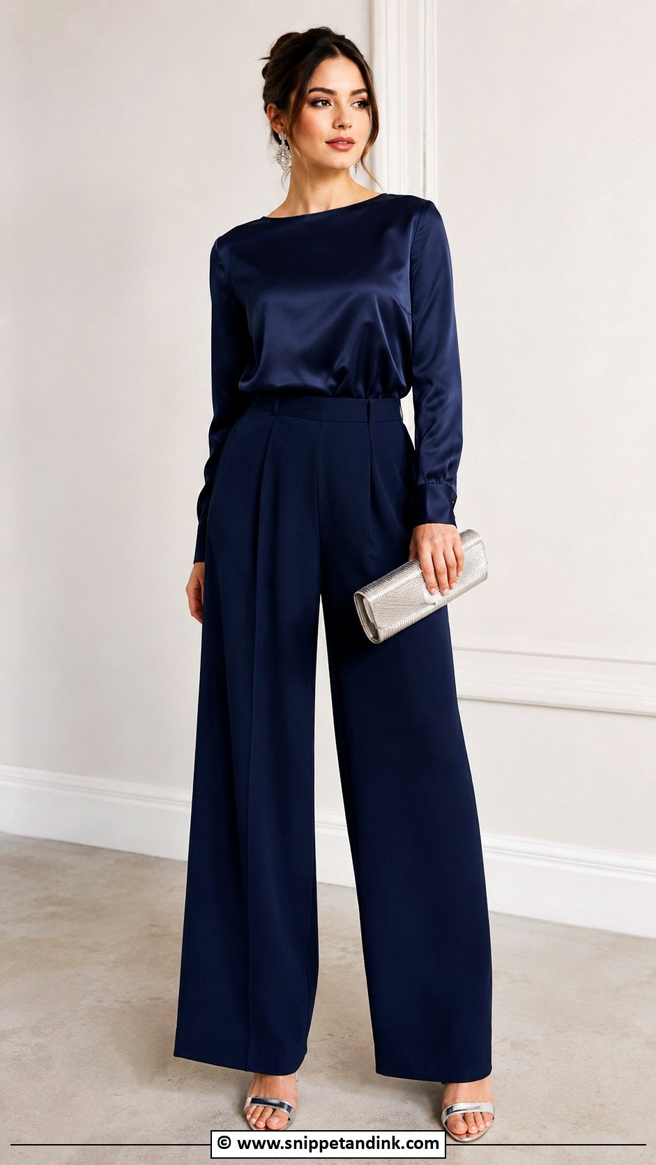 Wide Leg Pants Cocktail Wedding Attire - Snippet and Ink - 30 Cocktail Wedding Attire Ideas
