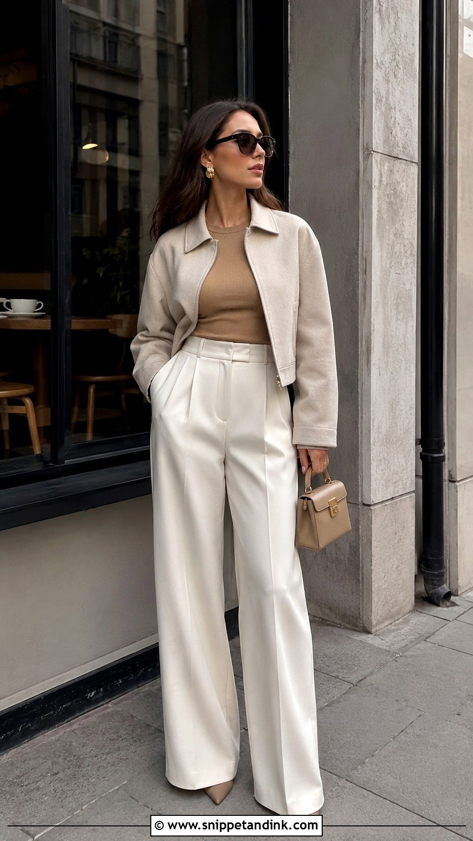 Wide Leg Pants Proposal Outfit - Snippet and Ink - 20 Casual Proposal Outfit Ideas