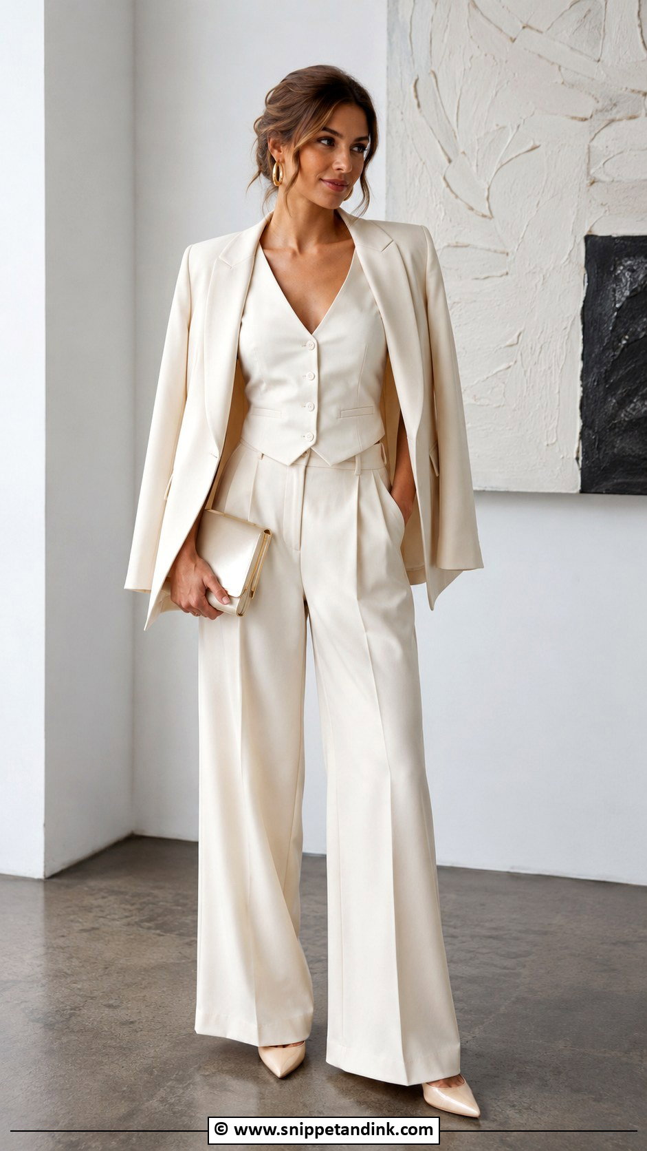 Wide Leg Trouser Gay Wedding Outfit - Snippet and Ink - 25 Gay Wedding Outfits