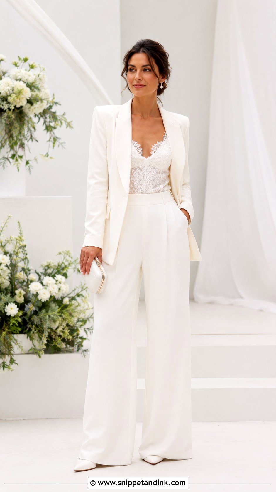 Wide Leg Wedding Suit - Snippet and Ink - 25 Suits for Wedding