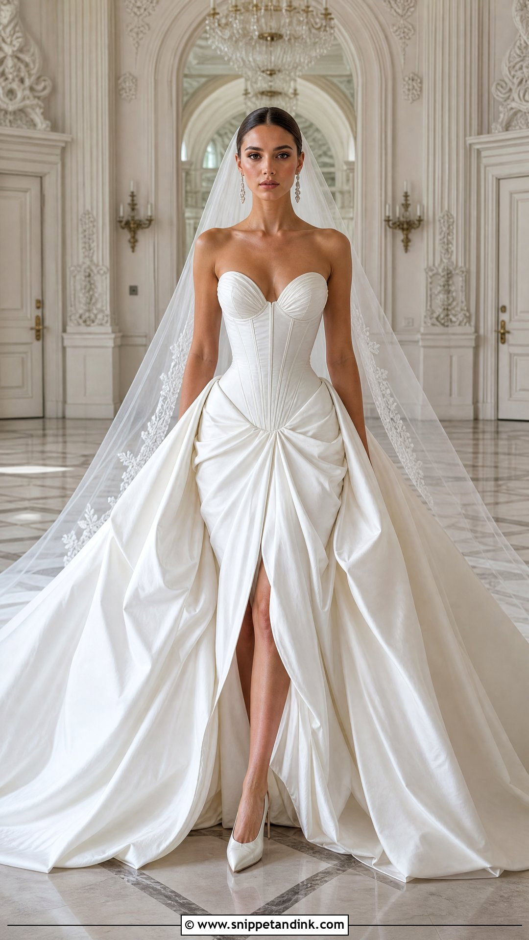 Wiederhoeft Corset Ball Gown - Snippet and Ink - 20 Wiederhoeft Bridal Ideas