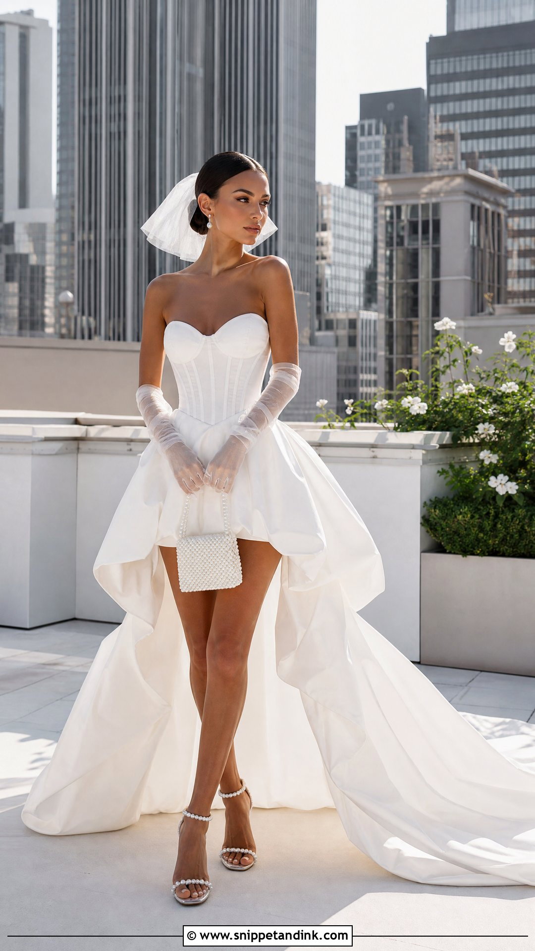 Wiederhoeft High Low Wedding Dress - Snippet and Ink - 20 Wiederhoeft Bridal Ideas